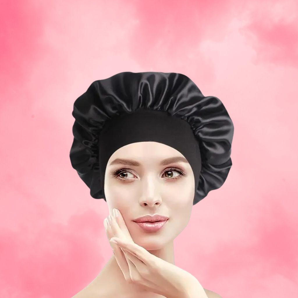 Gorro de satén de doble capa: ¡protección y comodidad para tu cabello!