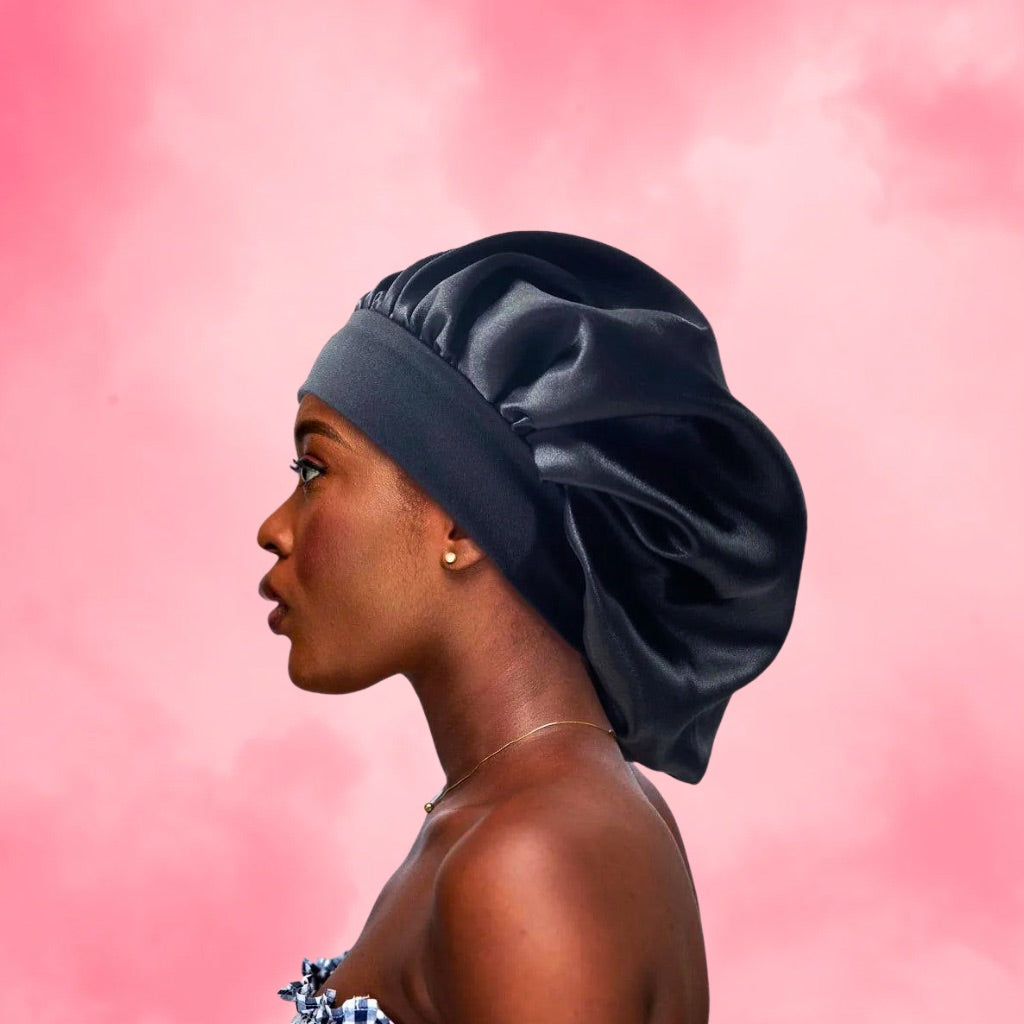 Gorro de satén de doble capa: ¡protección y comodidad para tu cabello!